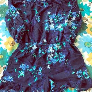 Blue romper